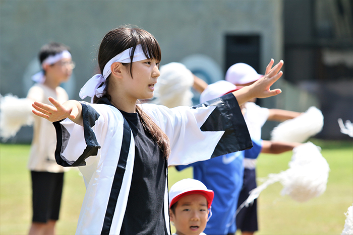 白組応援団のエール
