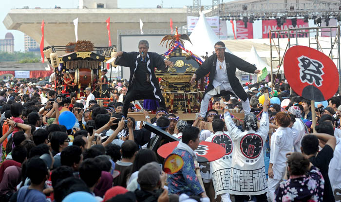 手作り交流、さらに盛大に　ジャカルタ日本祭り　３万人が来場