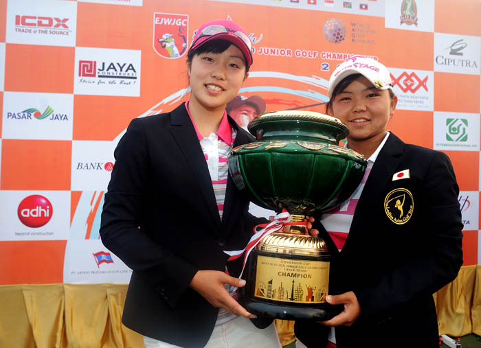 １５歳の岡村が優勝　日本女子、総合制覇も　ジュニアゴルフ大会 