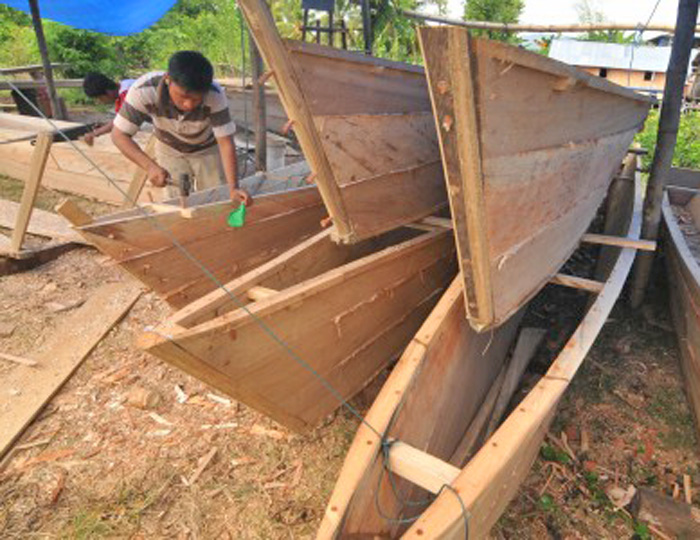 漁船造り、職人の技
