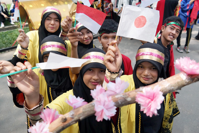 学生が日本の魅力発信　ＵＳＵで文化祭　北スマトラ州メダン