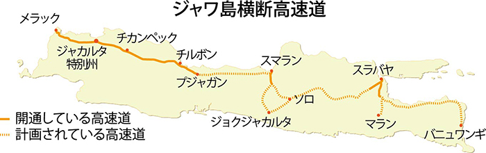 メラック〜プジャガンつながる　大統領「島横断道１８年に」