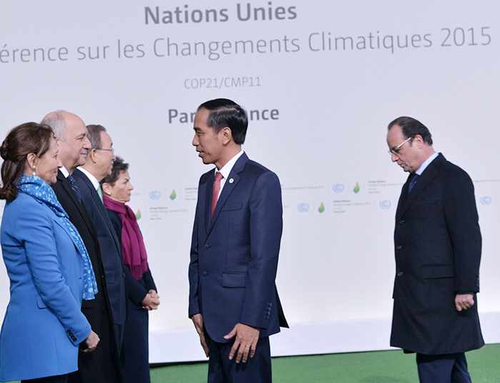 ＣＯＰ２１が開幕　ジョコウィ大統領出席