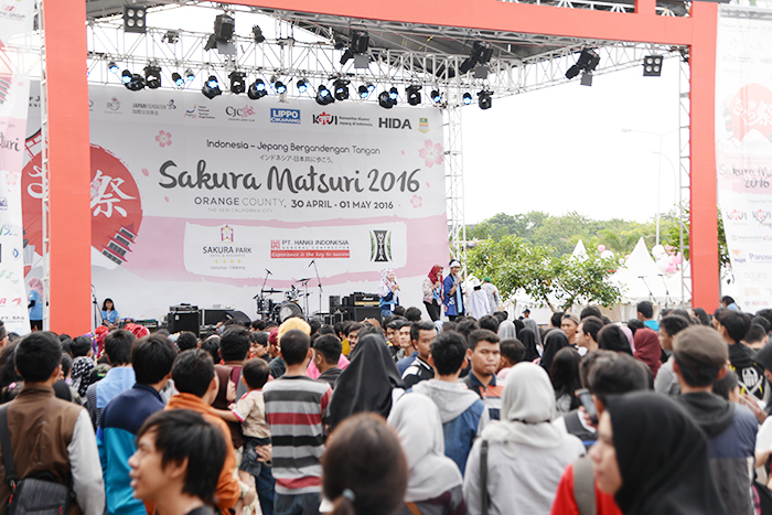 さくら祭りに１０万人　チカラン　日イ友好へ５回目