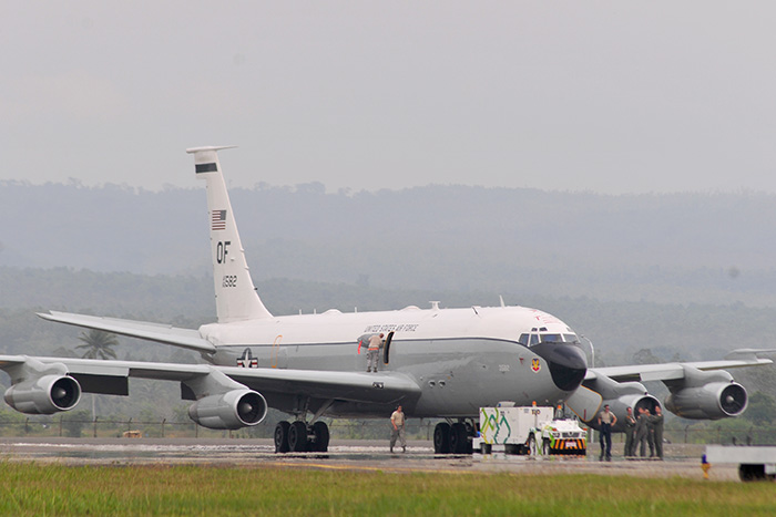 ☆日本行きの米軍機着陸