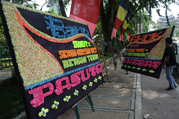 ☆感謝の花、メダンにも