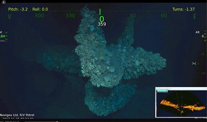 【近くの国から】比スリガオ沖の海底で　発見の艦船、計５隻に