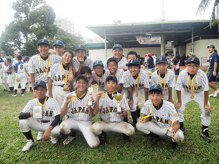 Ｕ―１５部門で初優勝　ＪＪＣリトルリーグ部　クアラルンプール大会で