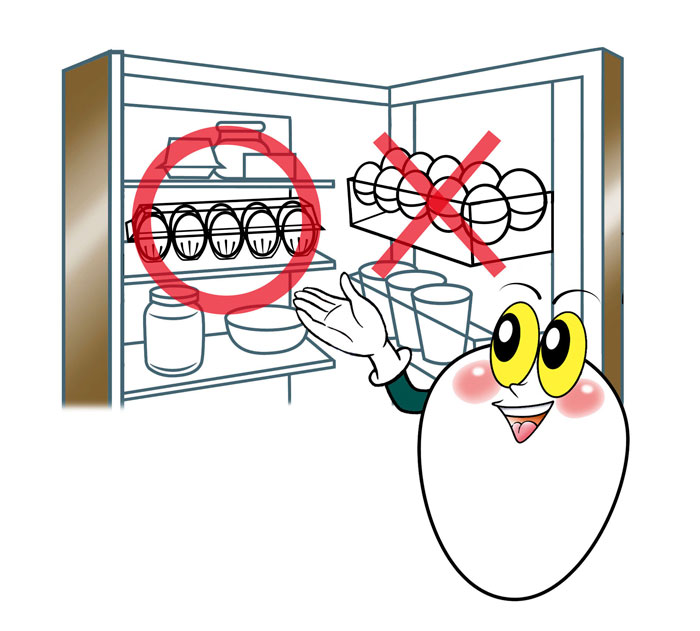 【暮らし】卵は冷蔵庫のどこに？