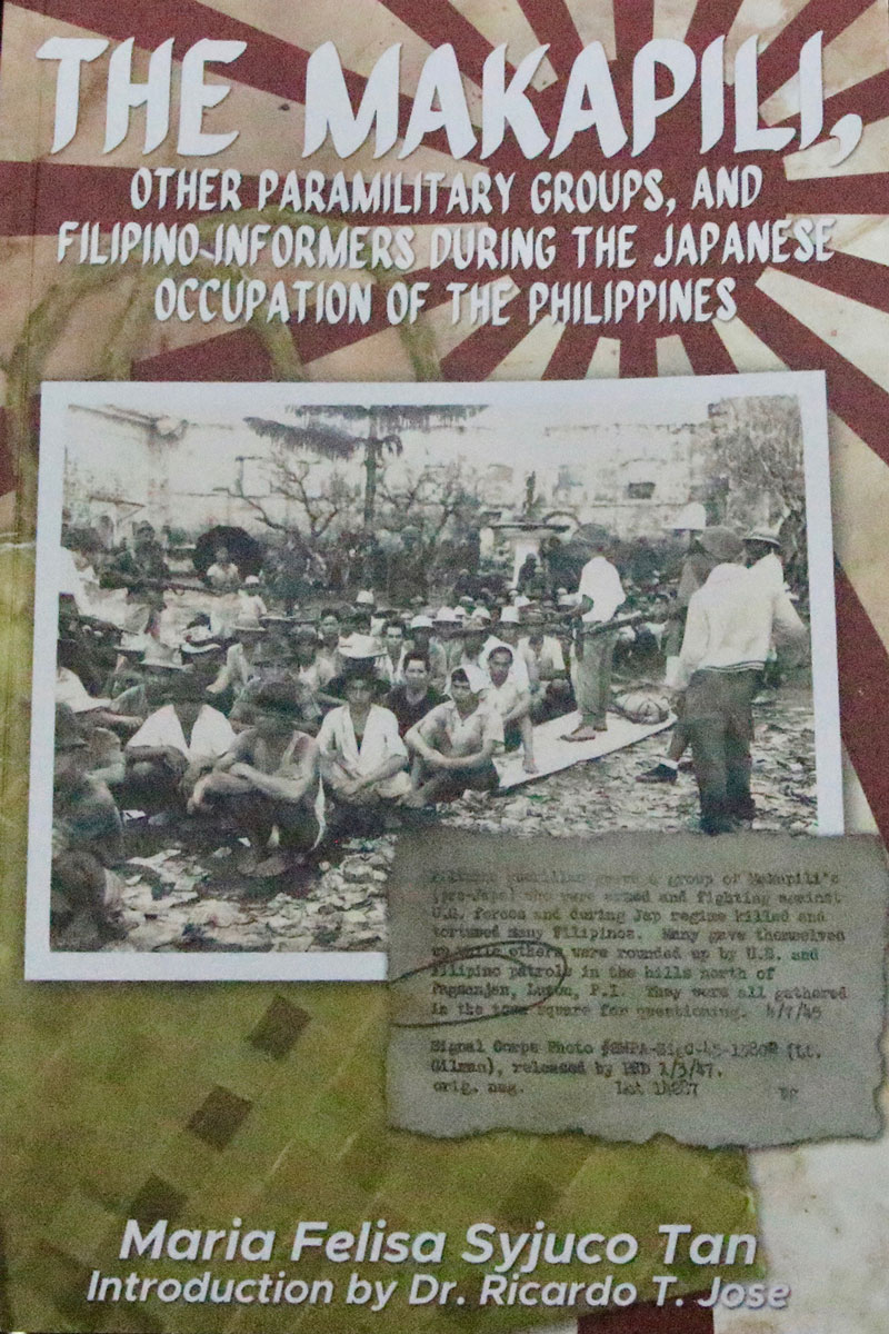 日本軍支援組織「マカピリ」　活動を追う本出版　マリアフェリサ・タン氏