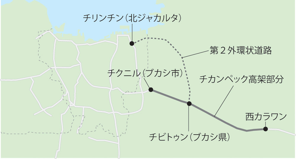 チカンペック高架道が開通　渋滞緩和に期待 　下旬に無料供用を開始