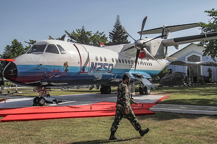 国産初の旅客機、博物館へ　ジョクジャカルタ　航空産業界の「夢」