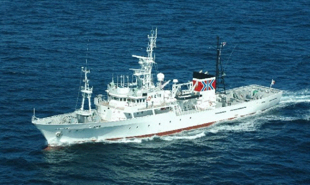 漁業取締船を贈与　日本の水産庁　「白嶺丸」、海洋水産省へ