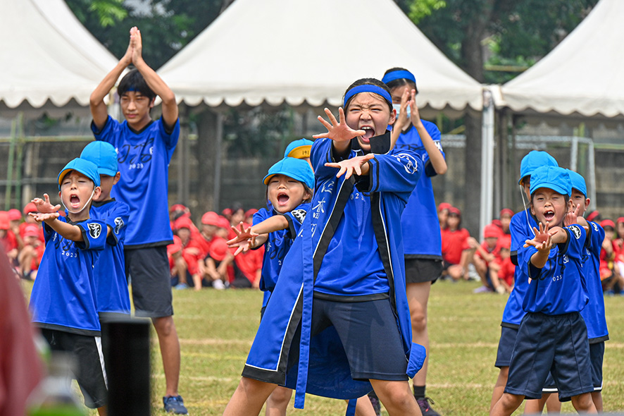 響く声援、深まる団結　子ども主体で「限界突破」　ＪＪＳ体育祭