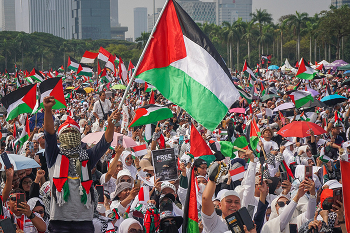 「パレスチナに祈りを」　イスラム保守勢力　あす、モナスで大規模集会