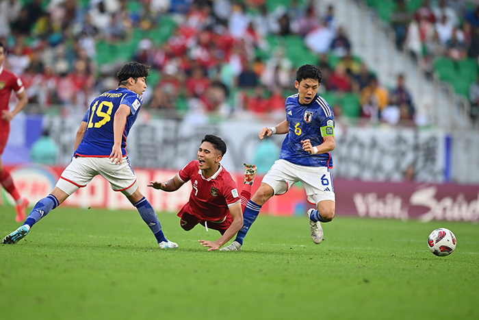 サムライブルー決勝Ｔへ　３―１でインドネシア撃破　アジア杯  