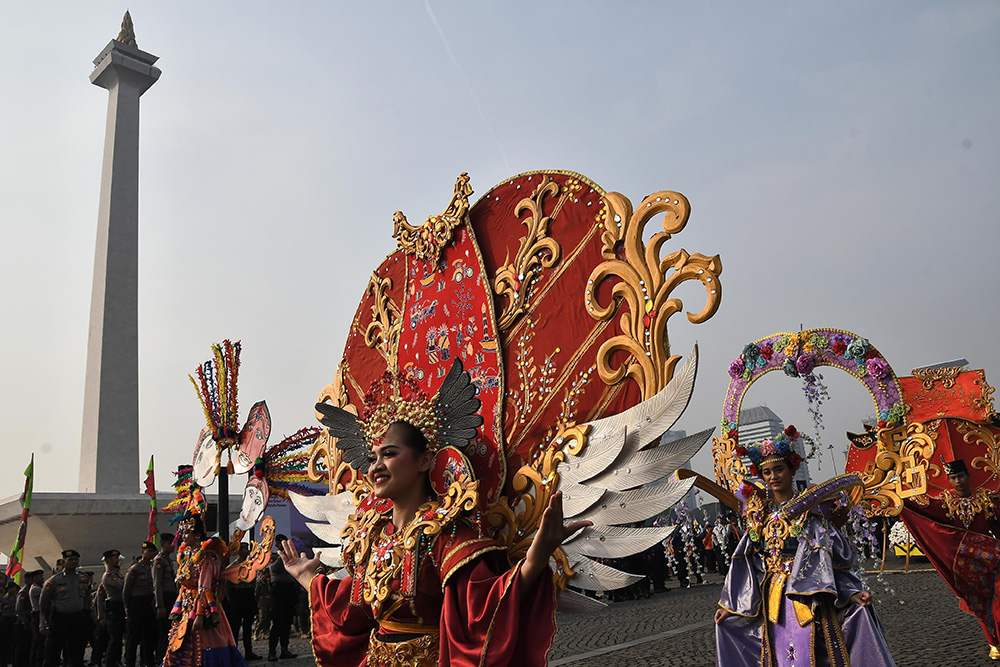 モナスなど各地で記念イベント　首都の座、最後の生誕祭　ジャカルタ497周年