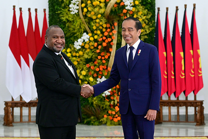 電力供給などで支援表明　パプアニューギニアと複数覚書　大統領　
