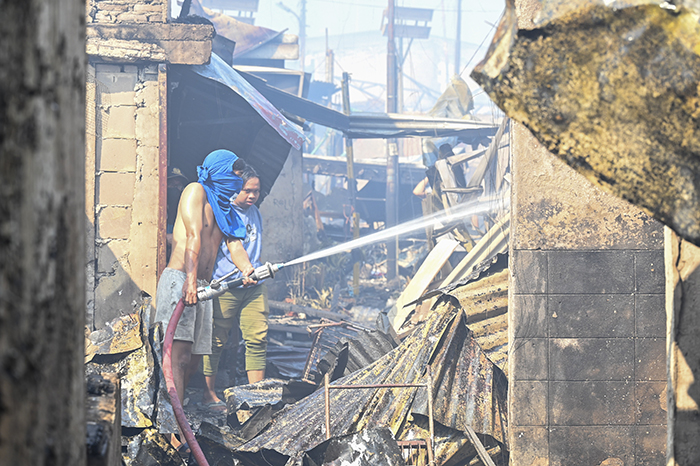 火事で4000人避難　南ジャカルタ