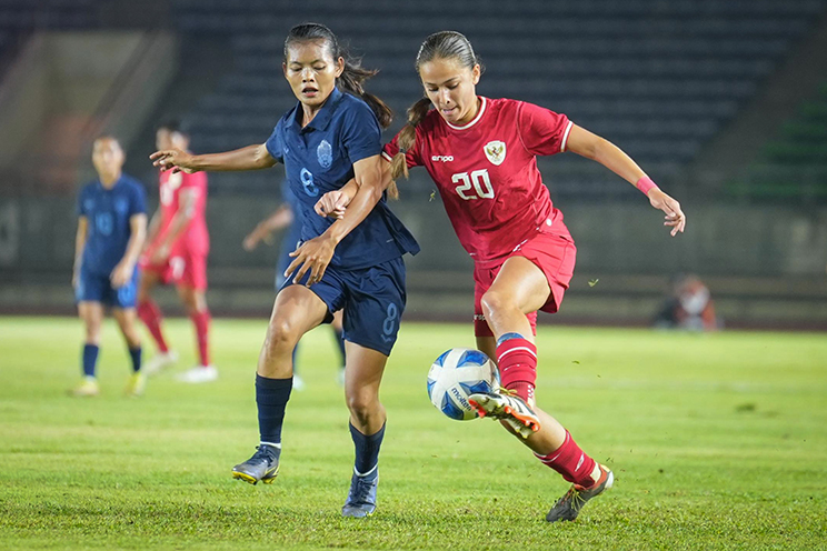 インドネシア初優勝 　カンボジアに３−１　 ＡＦＦカップ女子  