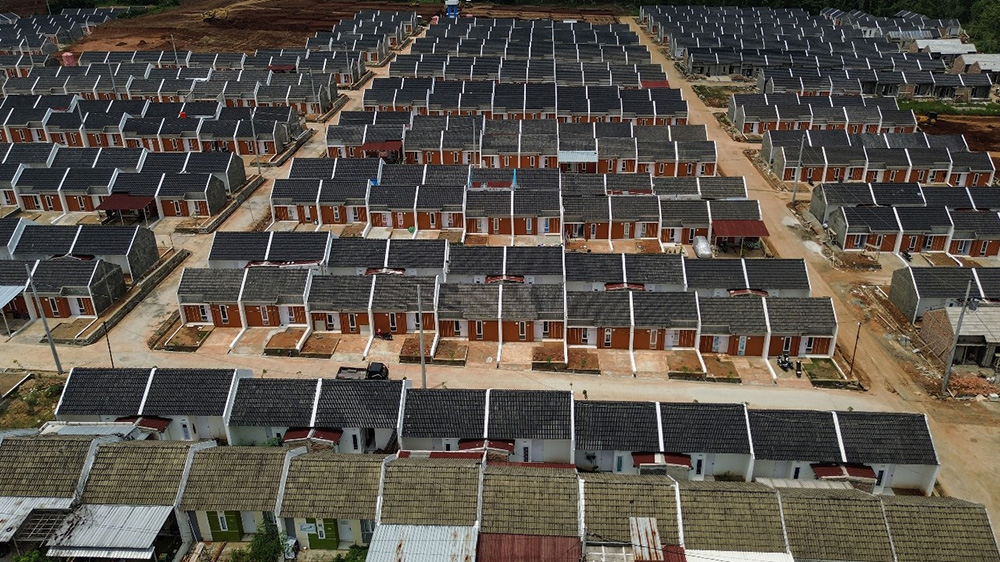 ▼中部ジャワで補助住宅建設