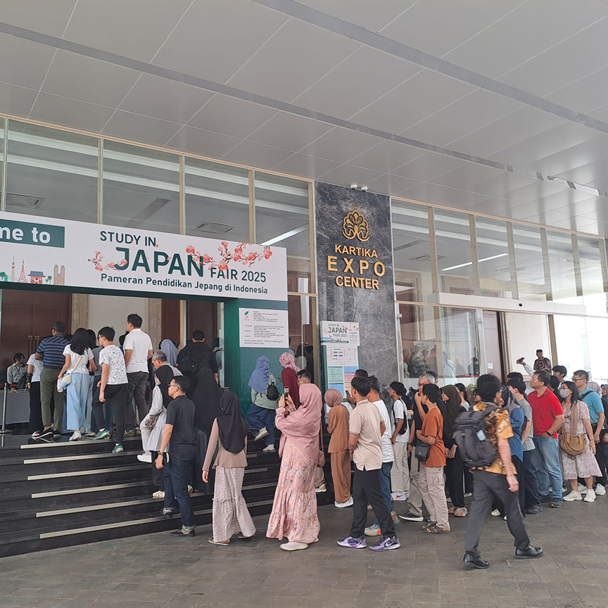 日本留学フェア2025開催　高校生、日本留学に熱視線