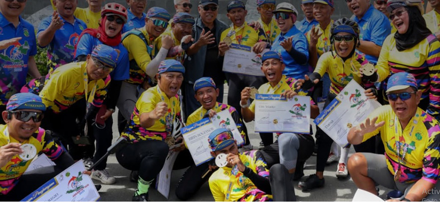 ▼自転車で新首都まで