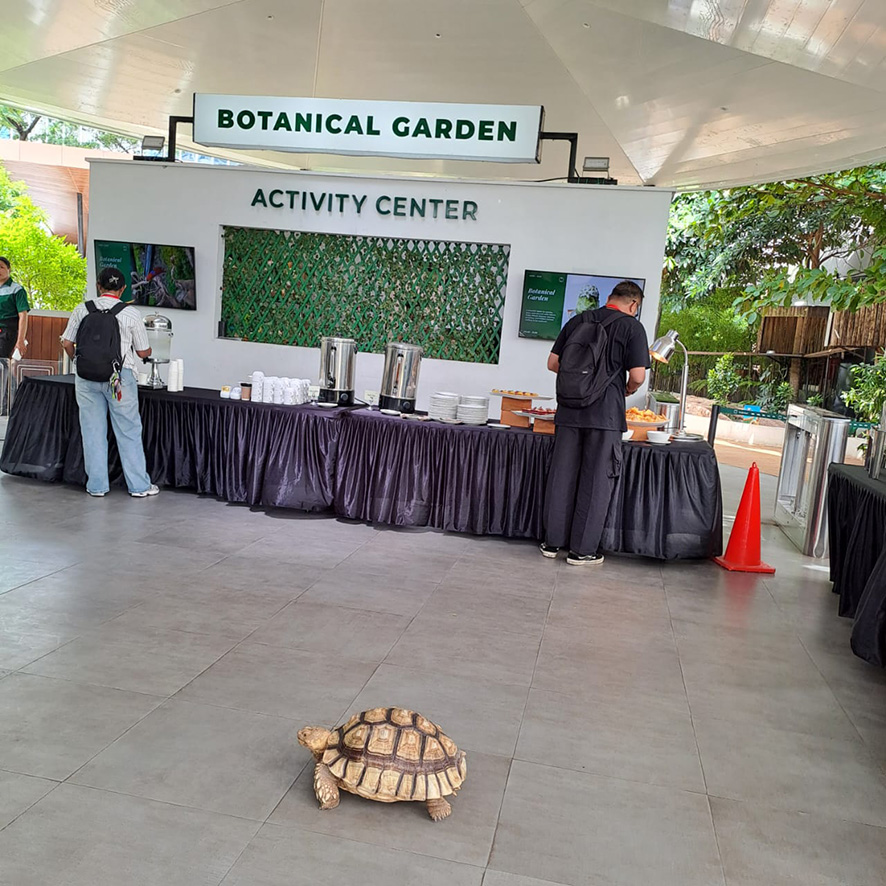 ▼ジャカルタＳＣＢＤのミニ動物園