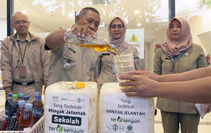 ▼廃食用油の寄付