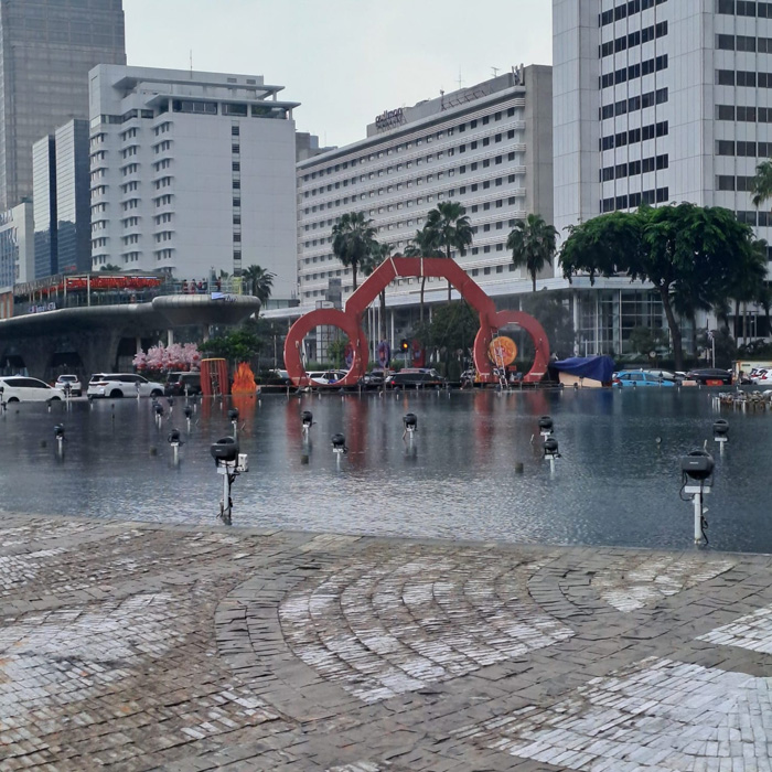 ▼HIロータリーで春節フェスティバル