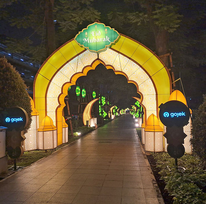 ▼イドゥル・フィトリの装飾